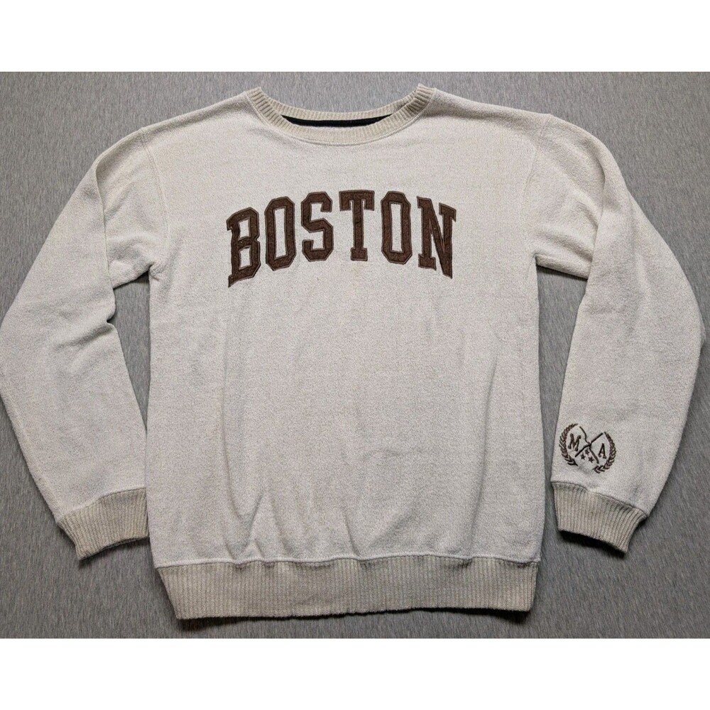 Boston Sweater  Size Med Nantucket Fleece New York Popular